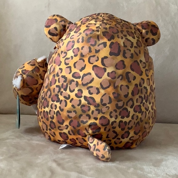 Squishmallow Cherie Mom And Baby, Brown And Yellow Saber Tooth Tiger 12" And 5" - Picture 3 of 5